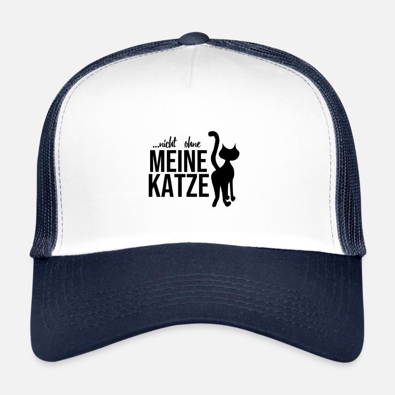 ... pas sans mon chat - chemise de chat - cadeau Casquette trucker 