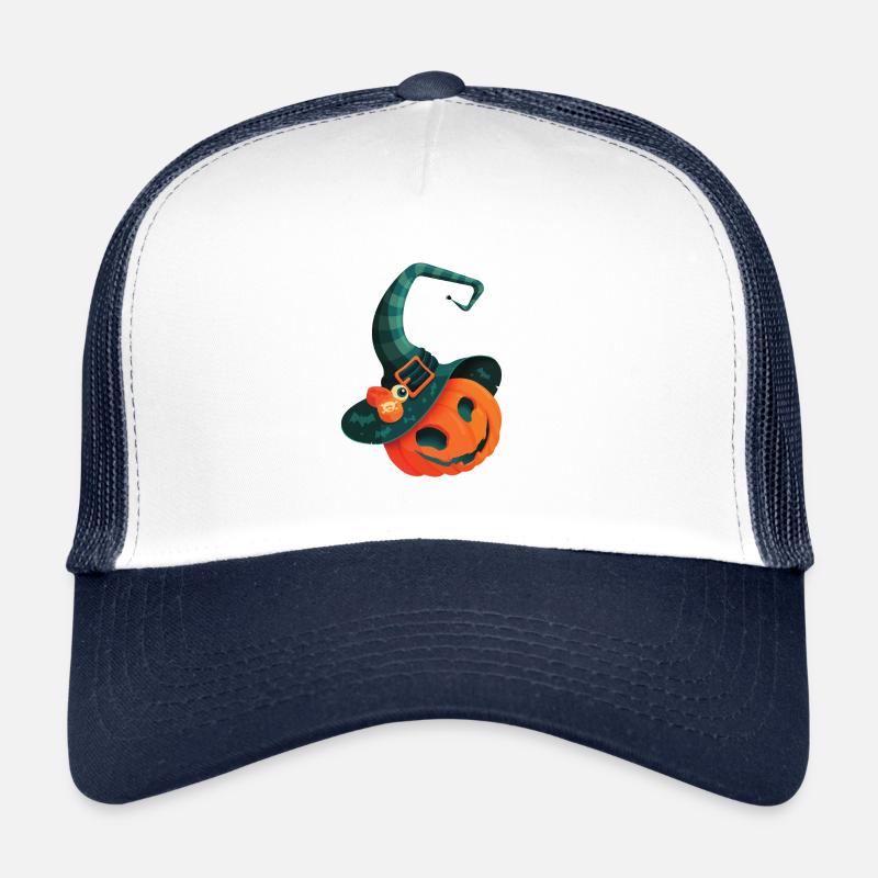 HALLOWEEN - Trucker Cap - Weiß/Navy