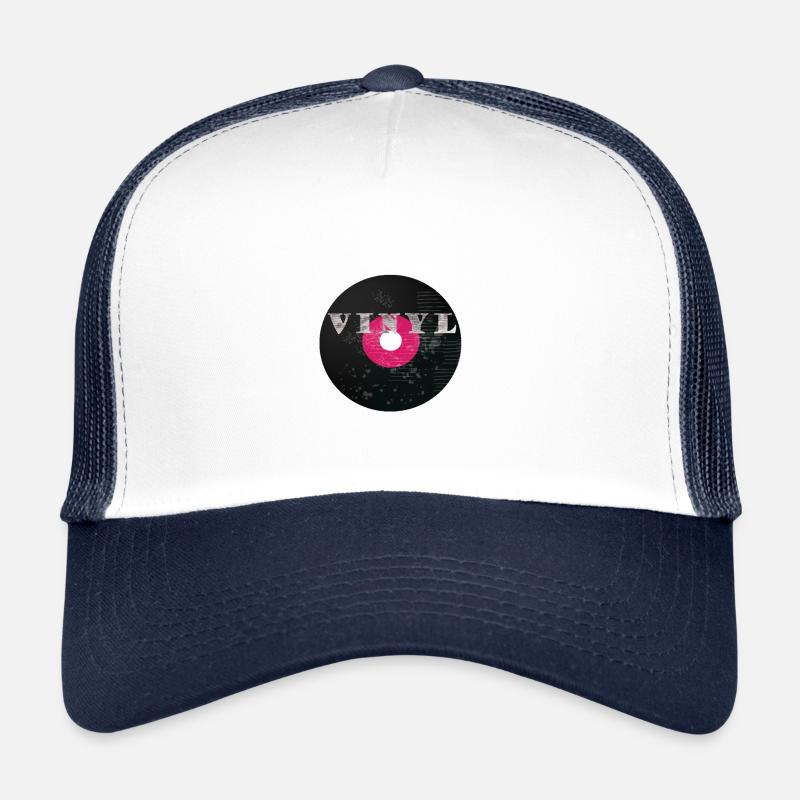 vinyl - Trucker Cap - white/navy