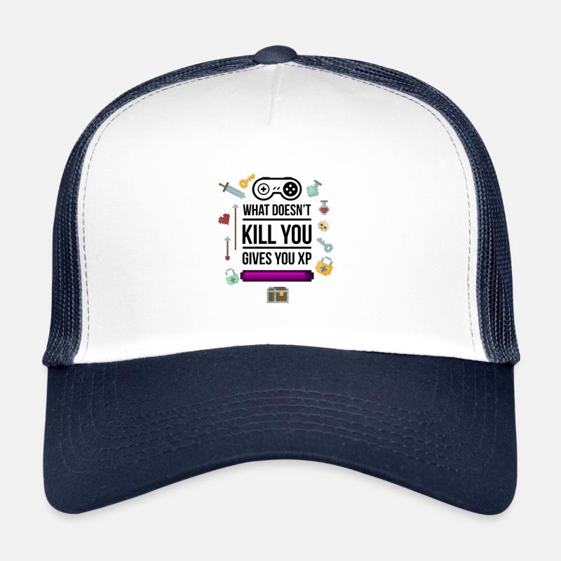 Gamer Nerd accro Jeu de jeu de jeu Casquette trucker 