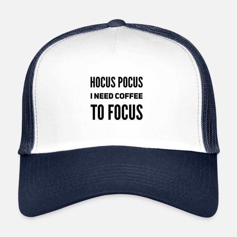 Witziger Kaffee Spruch Schlicht Trucker Cap
