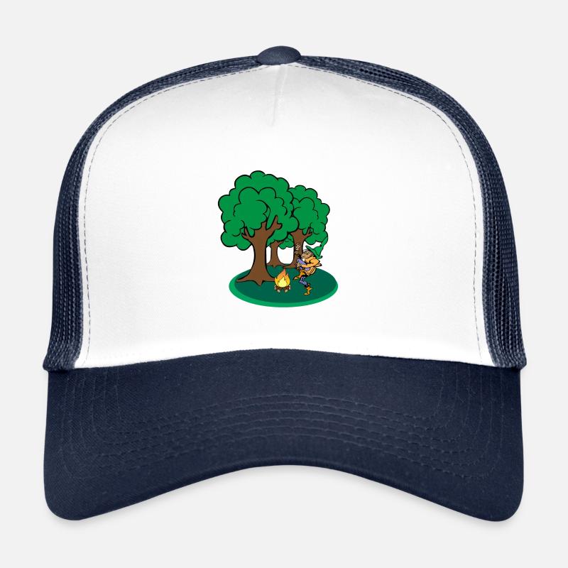 Rumpelstilzchen - Trucker Cap - Weiß/Navy