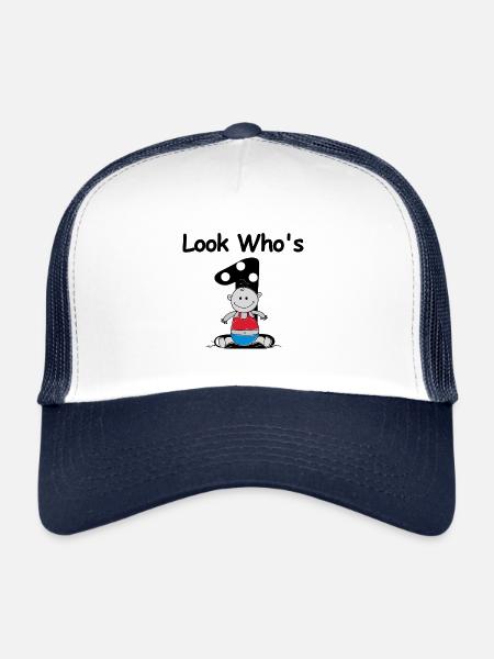 First birthday - Trucker Cap - white/navy - Front