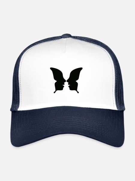 illusion - Trucker Cap - Weiß/Navy - Vorne