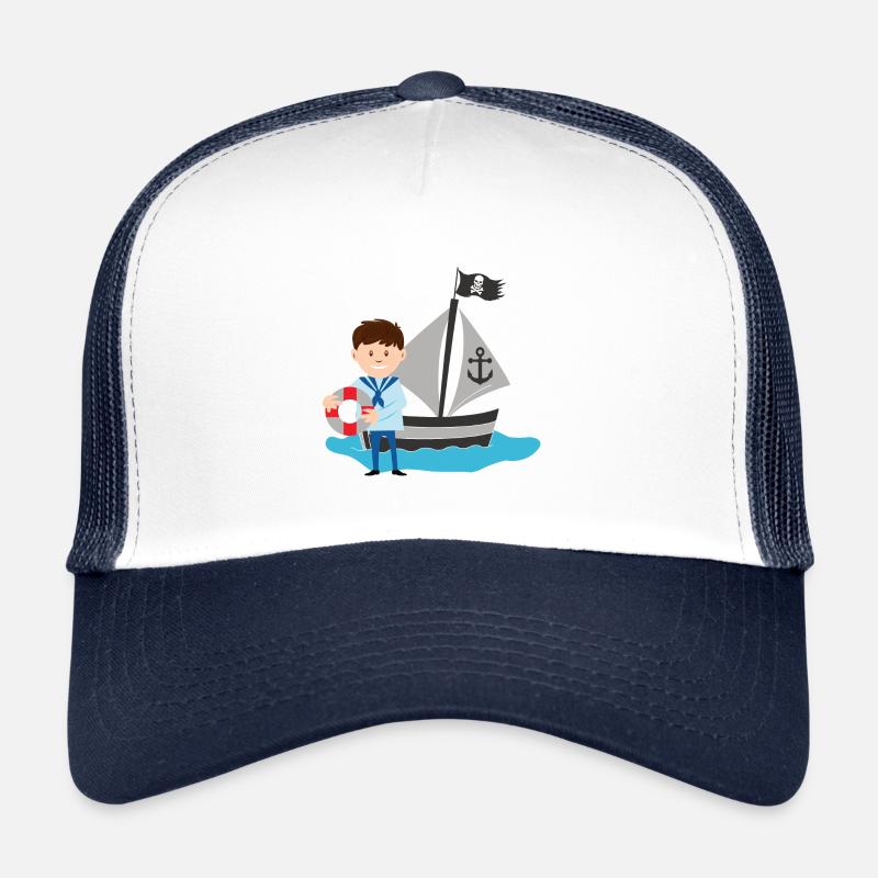 Marin pirate dulli Casquette trucker 