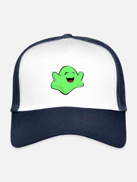Great mucus! Until slime! - Trucker Cap - white/navy - Front