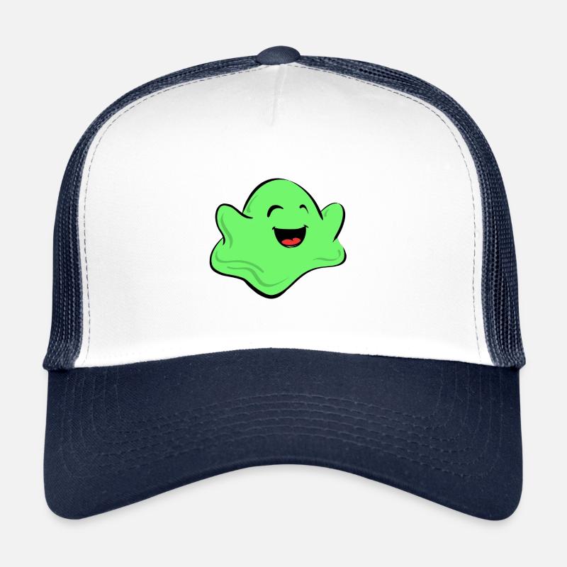 Großer Schleim! Bis slime! - Trucker Cap - Weiß/Navy
