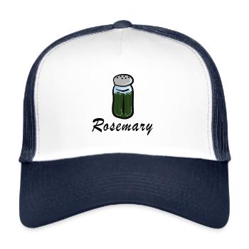 Rosemary shaker - Trucker Cap - Weiß/Navy - Vorne