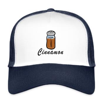 Cinnamon shaker - Trucker Cap - Weiß/Navy - Vorne