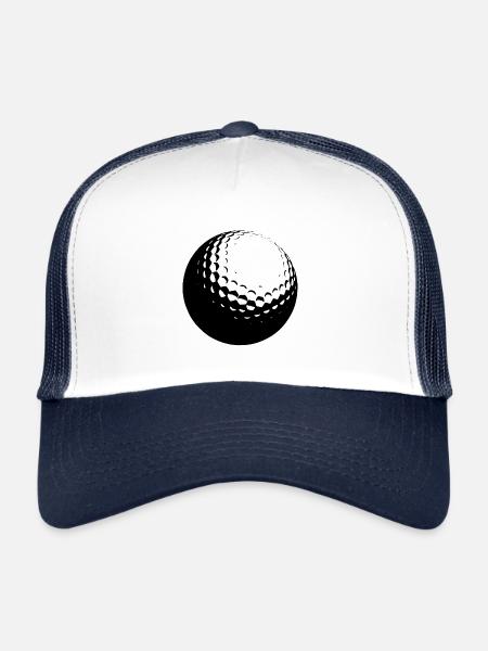 Golf ball - Trucker Cap - white/navy - Front