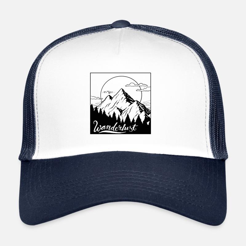 Wanderlust Premium Design Trucker Cap