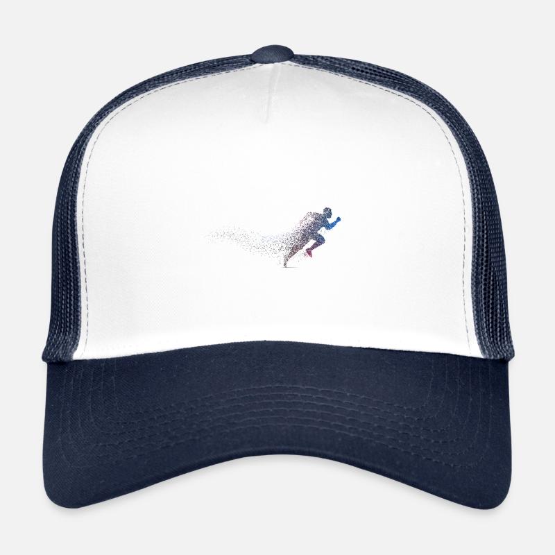 Running shirt - Trucker Cap - white/navy