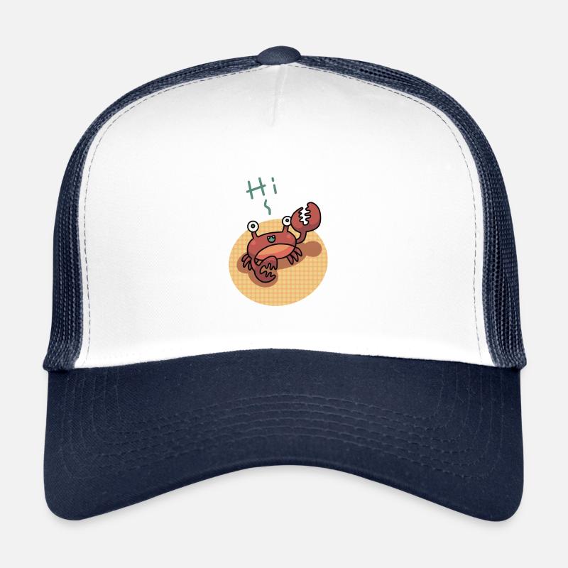 Crabby - Trucker Cap - Weiß/Navy