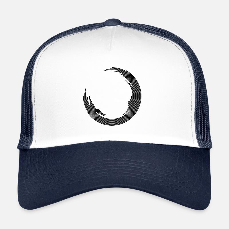Circle Lines - Trucker Cap - white/navy