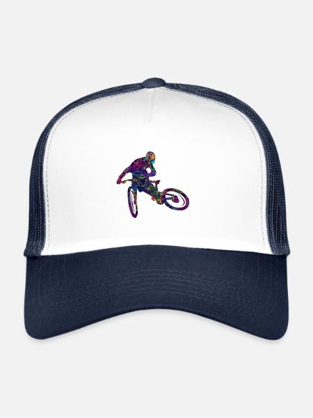 Mountain bike - Trucker Cap - white/navy
