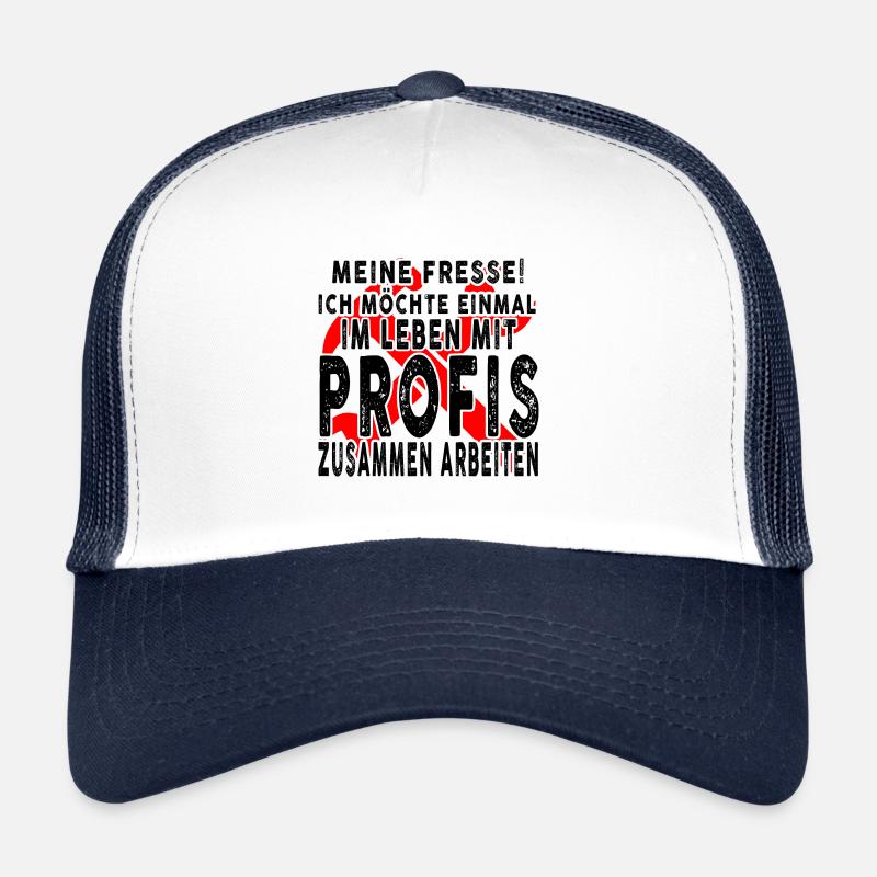 Einmal im Leben mir Profis arbeiten Trucker Cap