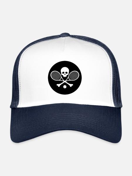tennis - Casquette trucker  - blanc/marine - Devant
