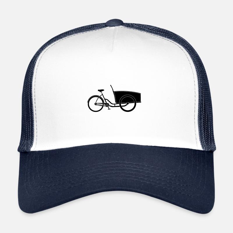 cargo bike - Trucker Cap - white/navy