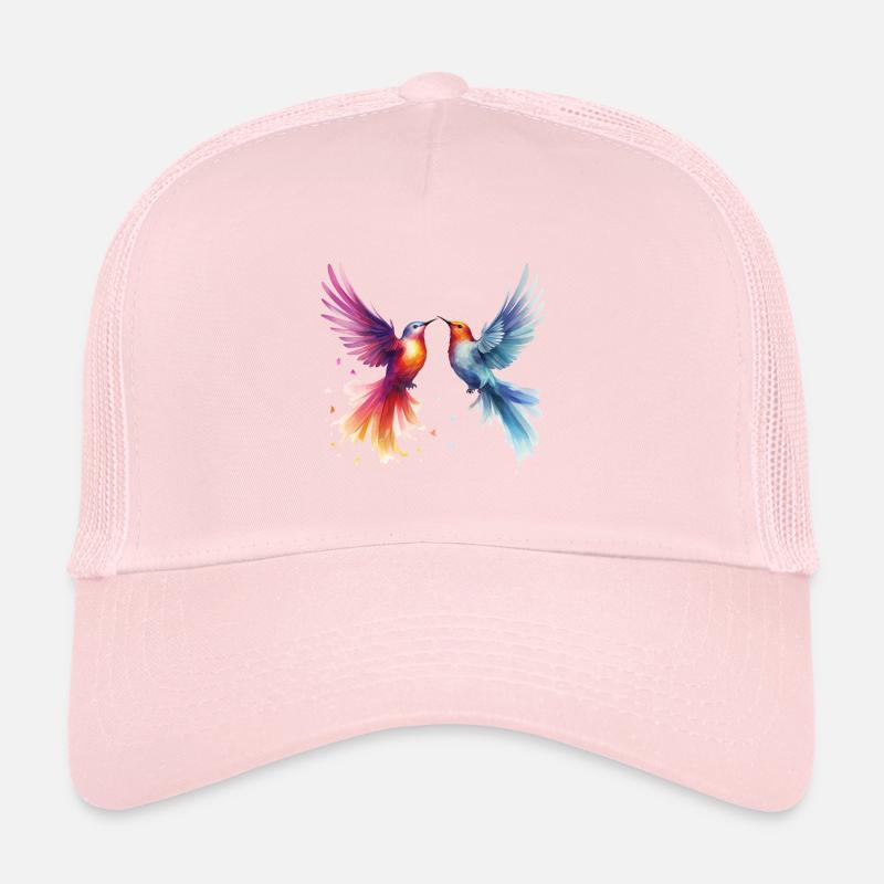 Oiseaux colorés Casquette trucker 
