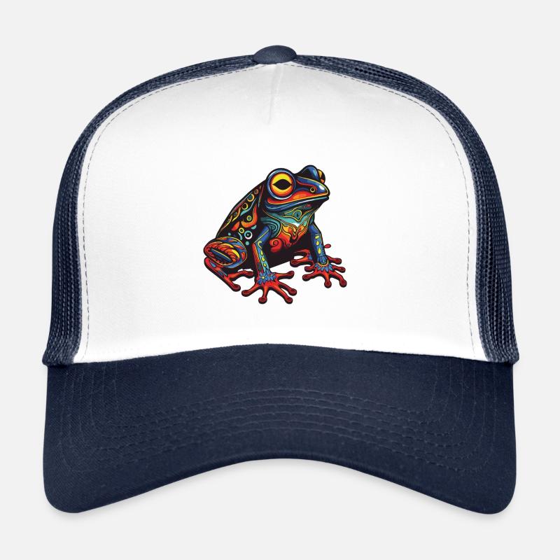 Portrait de grenouille Casquette trucker 