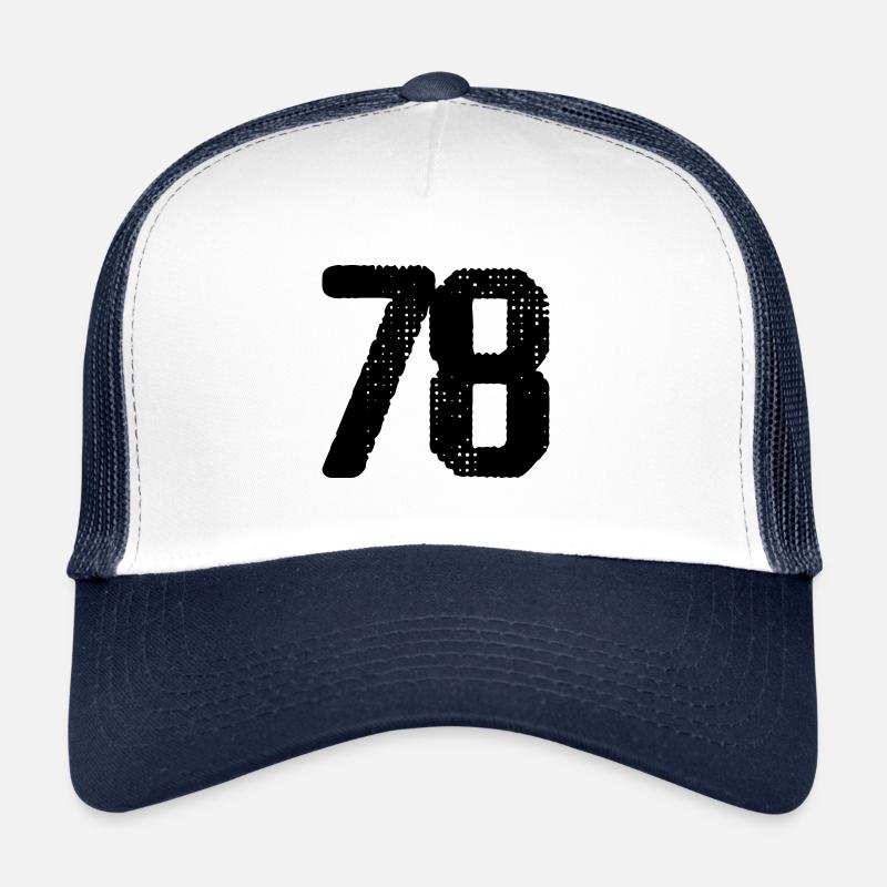 Maillot numéro 78 Casquette trucker 