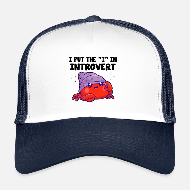 I Is For Introvert Sayings For Introverts Trucker Cap