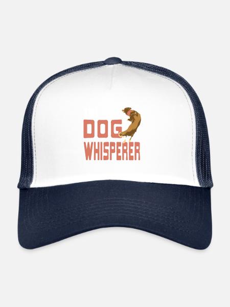Canine Communication Pro Animal Humor - Trucker Cap - white/navy - Front