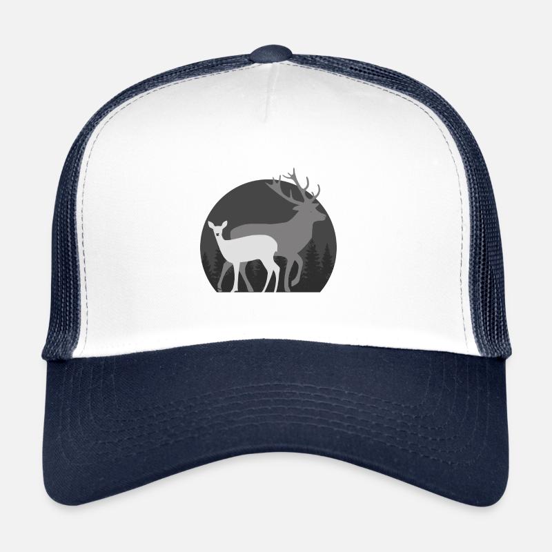 Chasse chasser chasseur de cerf biche chevreuil Casquette trucker 