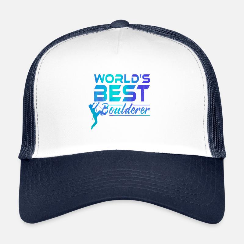 World's Best Boulderer Bouldering Mountain Climber Trucker Cap
