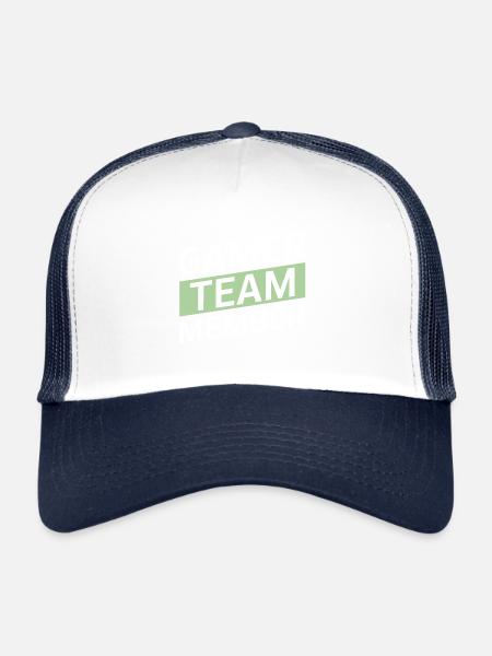 Équipe de joueurs - Casquette trucker  - blanc/marine - Devant