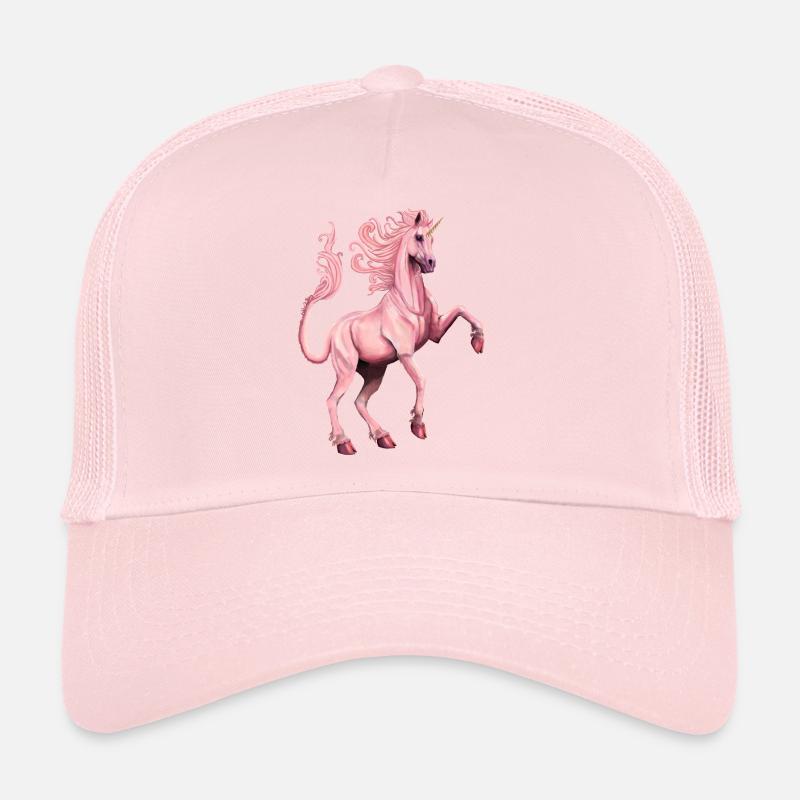 pink unicorn Trucker Cap