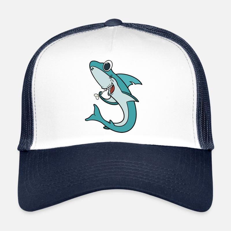 More than a bite to taste - Trucker Cap - white/navy