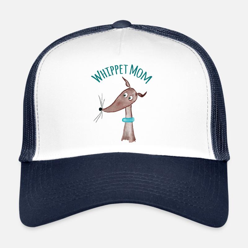 Whippet Mom - brauner Whippet Trucker Cap