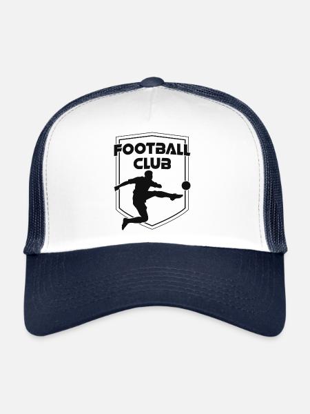 FC Coat of Arms Black - Trucker Cap - white/navy
