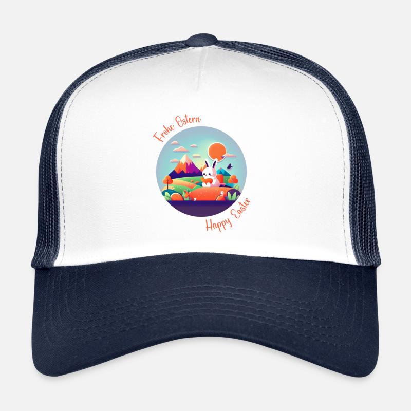 Frohe Ostern | Happy Easter | Illustration Trucker Cap
