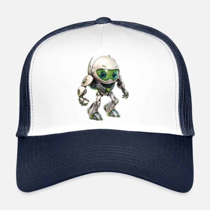 Lustiger Android Robot aus der Pegasus Galaxy Trucker Cap