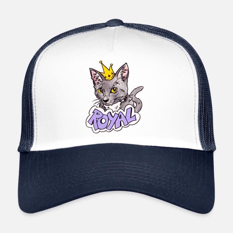 Königlich - Trucker Cap - Weiß/Navy