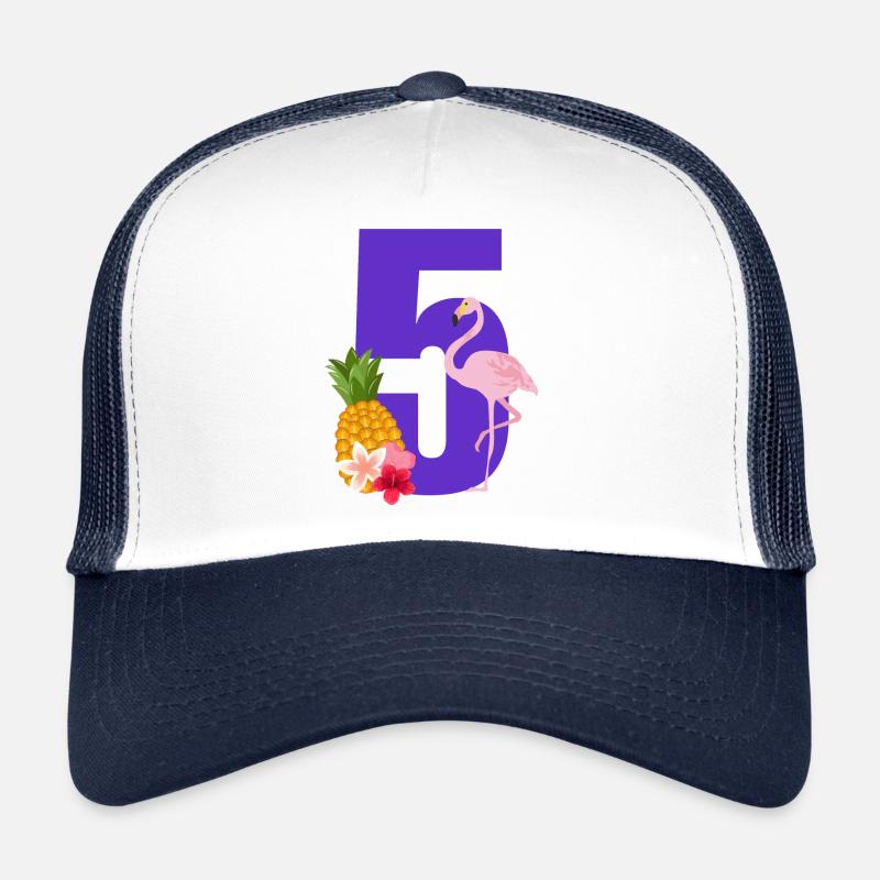 5th Anniversary Flamingo Trucker Cap