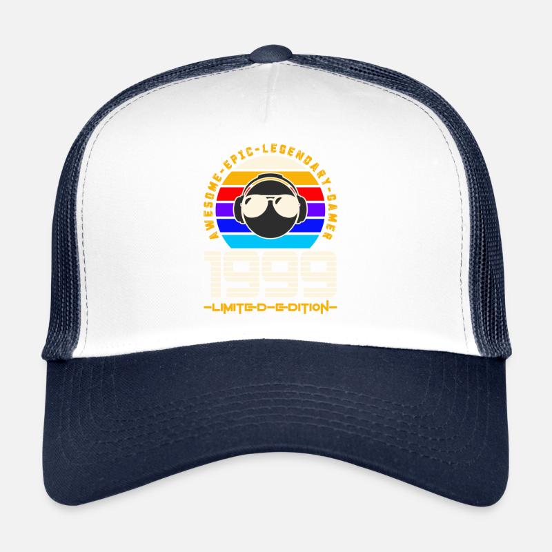 1999 - Trucker Cap - Weiß/Navy
