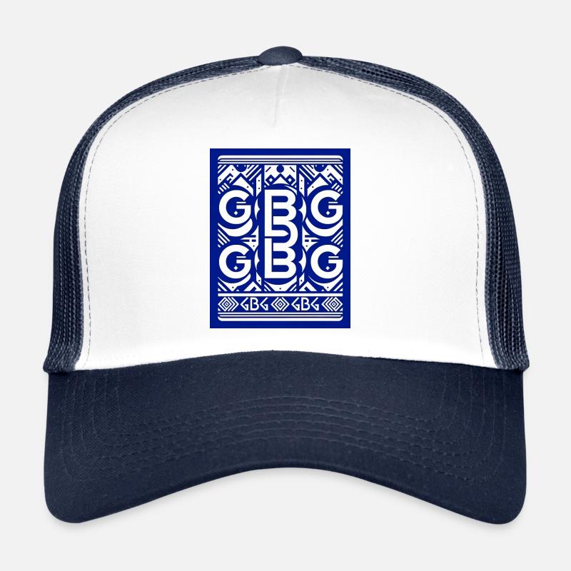 Blue White GBG - Trucker Cap - white/navy