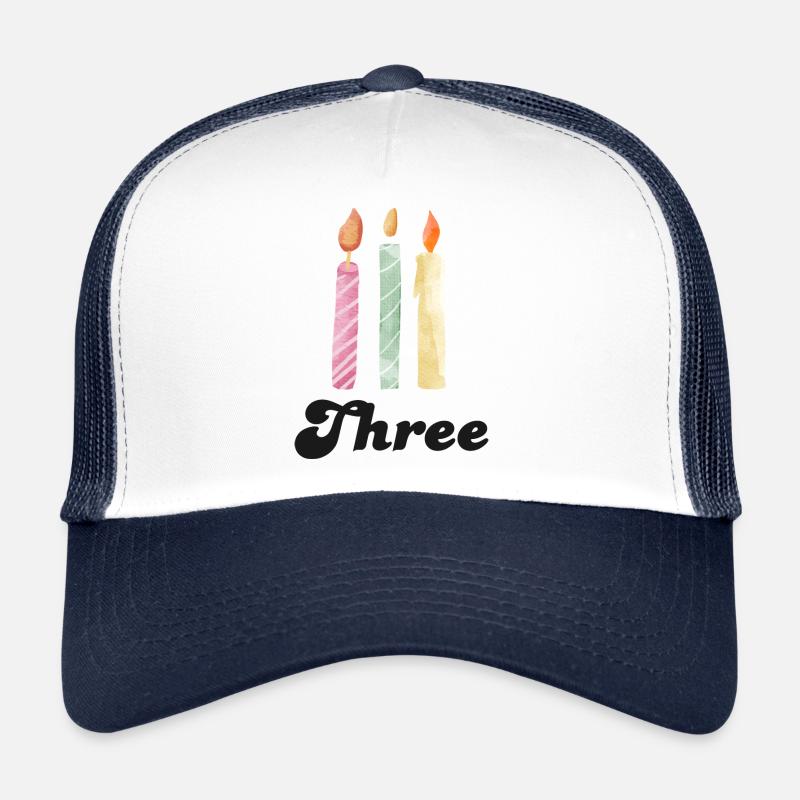 Kerze zum 3. Jahrestag Trucker Cap
