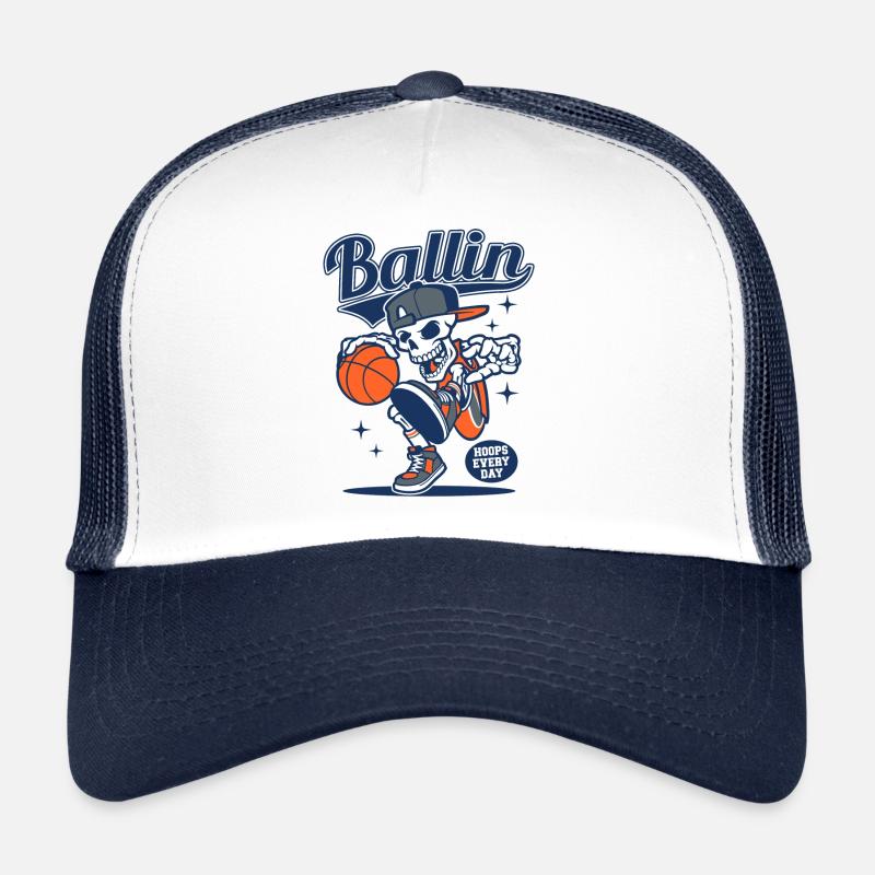Basket-ball Joueurs de basket-ball Joueurs de basket-ball Casquette trucker 