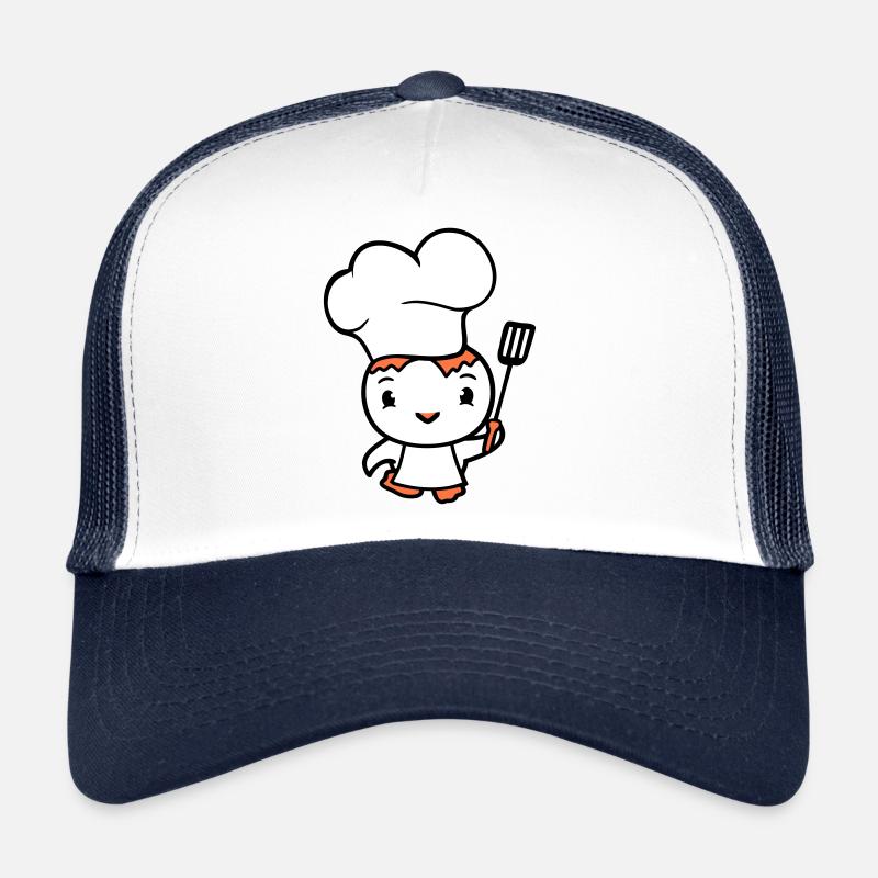 Vogel Chefkoch Mütze Ente lecker hunger essen süß Trucker Cap