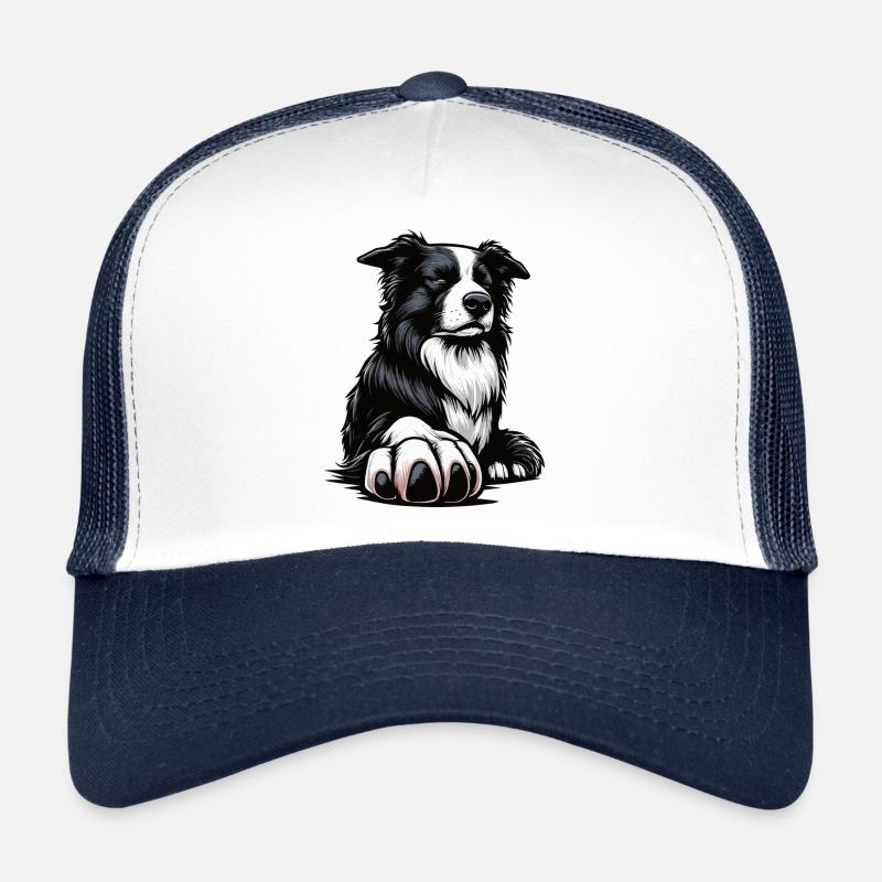 Border Collie Propriétaire Collie Amant de Collie Casquette trucker 
