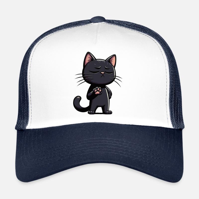 Drôle de chat chats chat amoureux chaton Casquette trucker 