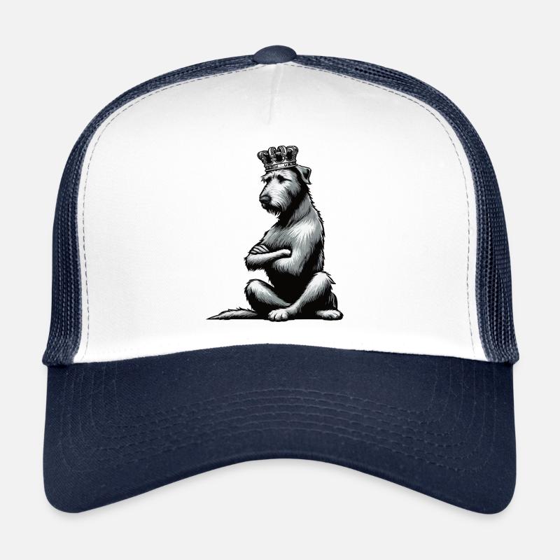 Lévrier irlandais Lévrier Propriétaire de chien de lévrier Fan de chien de loup Casquette trucker 