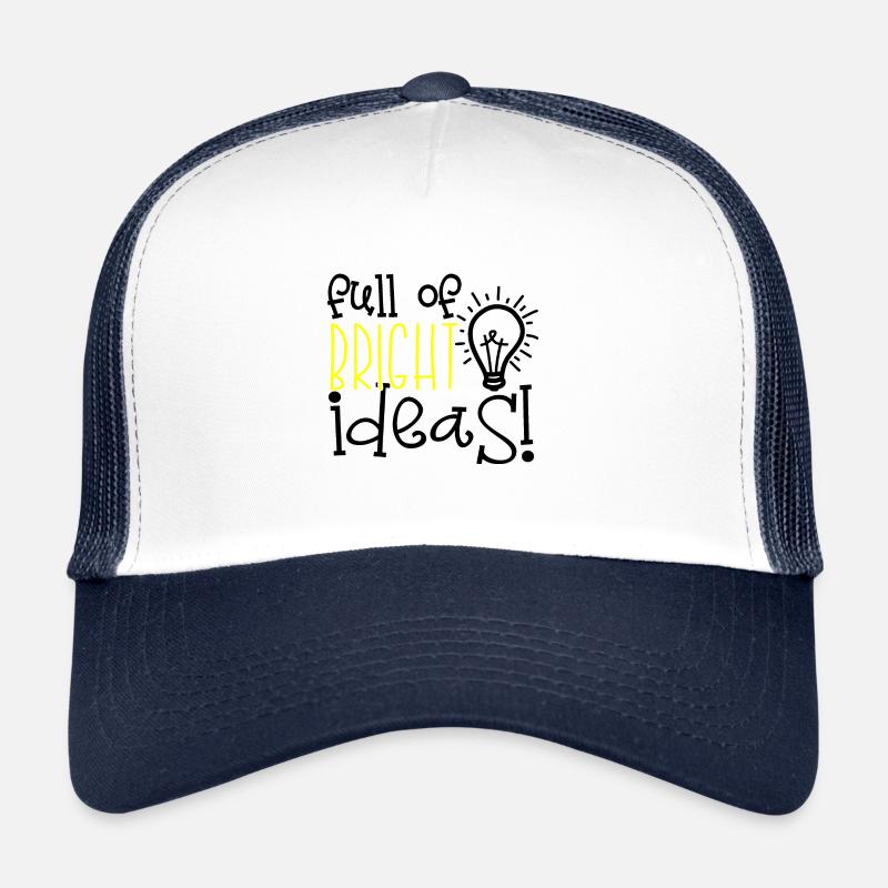 Full Bright Ideas Idées Idées Créative Casquette trucker 