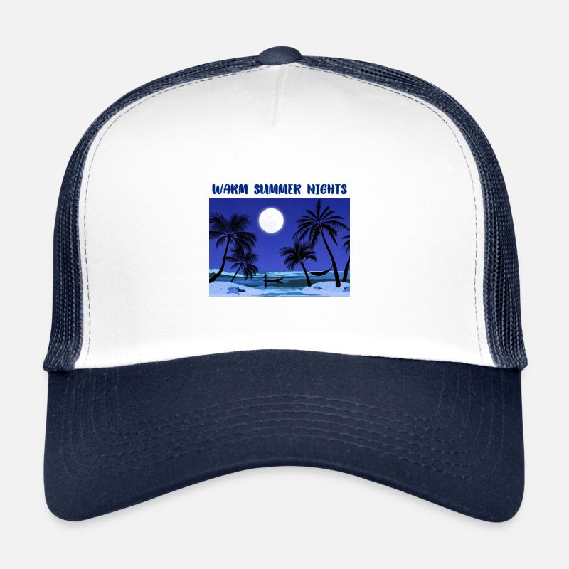 Warm summer nights Trucker Cap