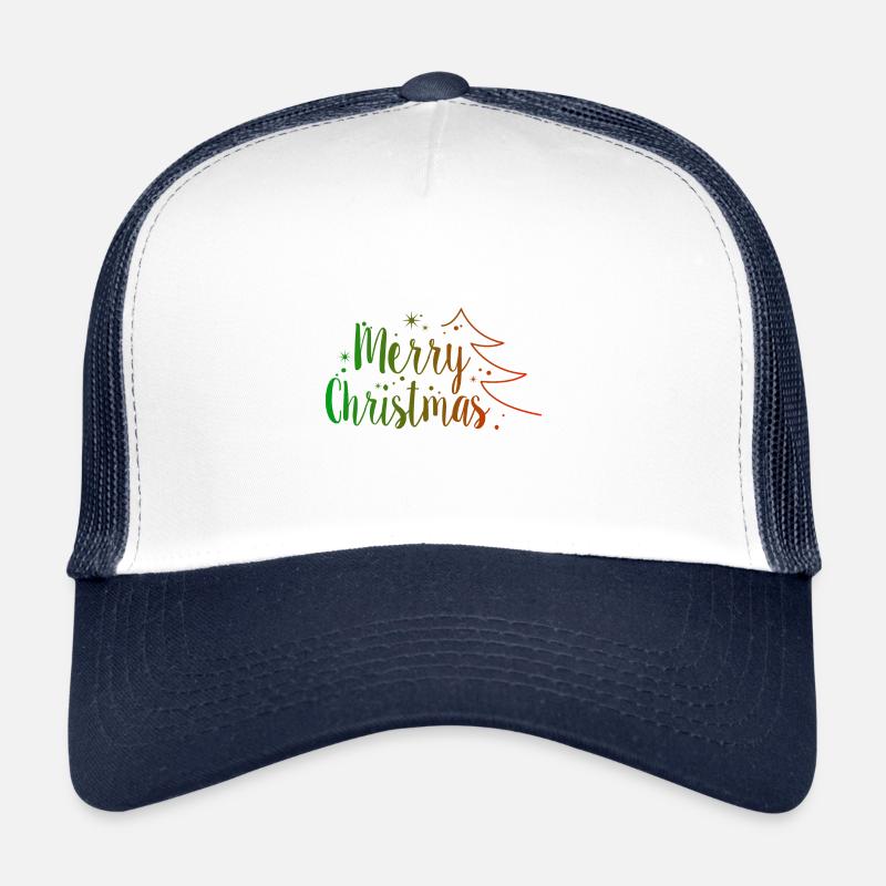 Merry Christmas Trucker Cap