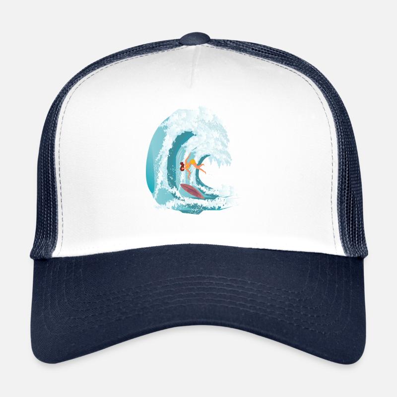 RIDE THE WAVE! Casquette trucker 